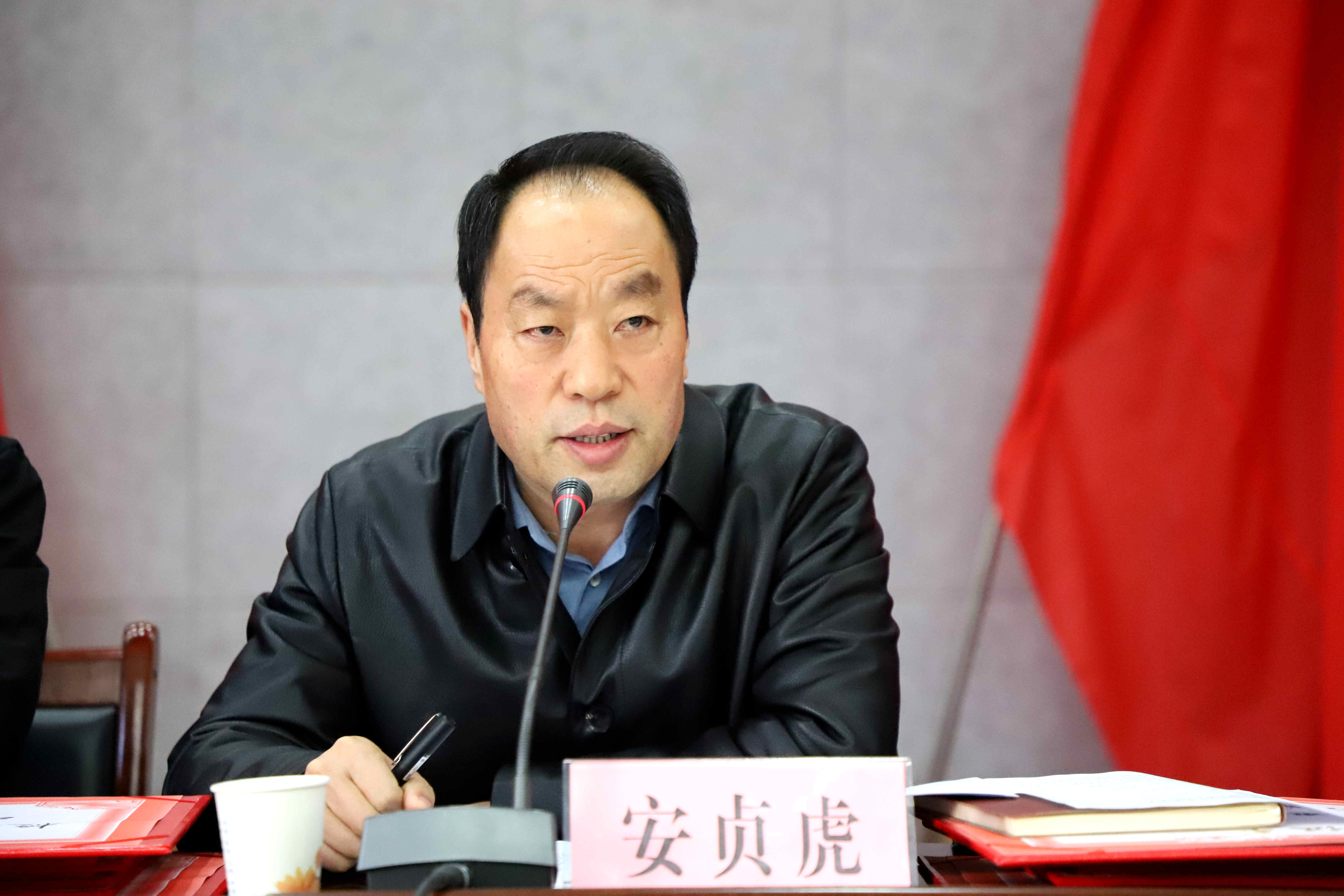 2董事長、黨委書記、總經理安貞虎講話_副本